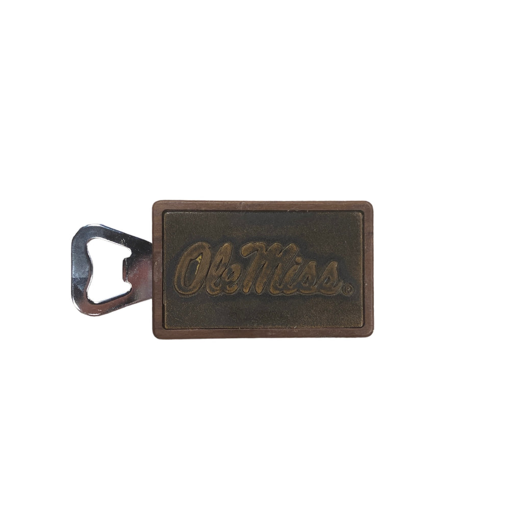 Zep Pro Ole Miss Rectangle Wood Bottle Opener