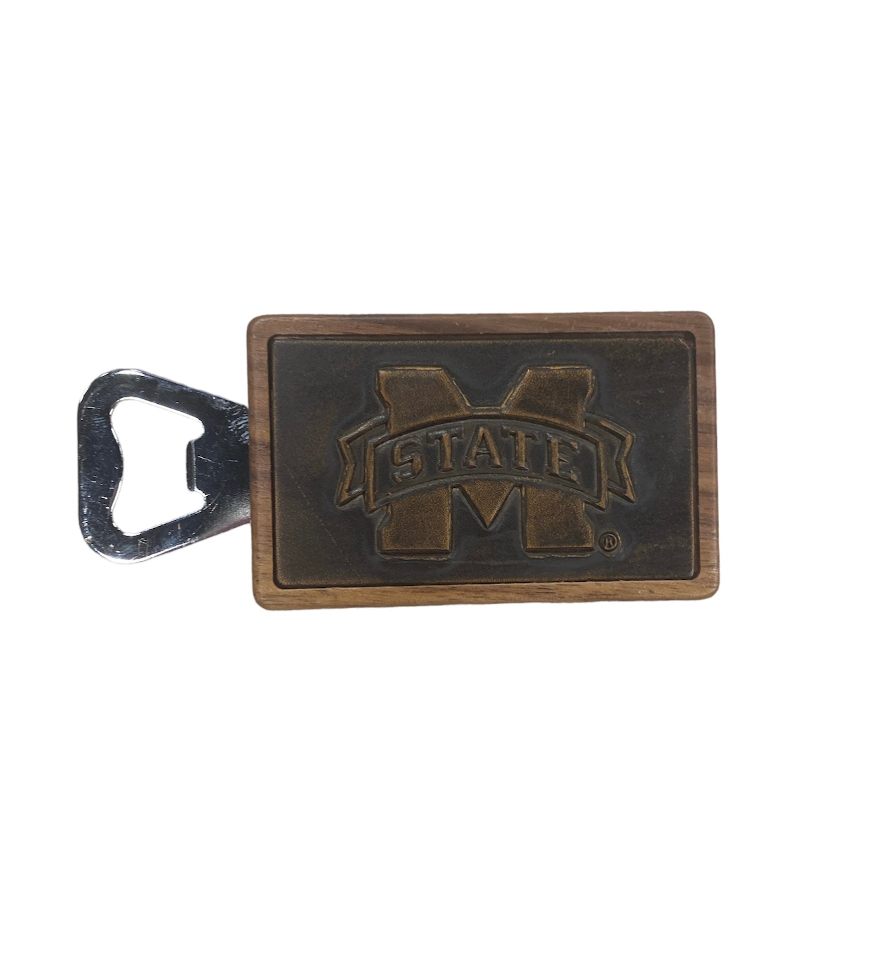 Zep Pro Mississippi State Rectangle Wood Bottle Opener