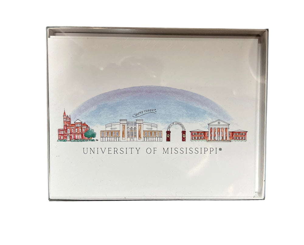 Ole Miss Skyline Boxed Note Cards