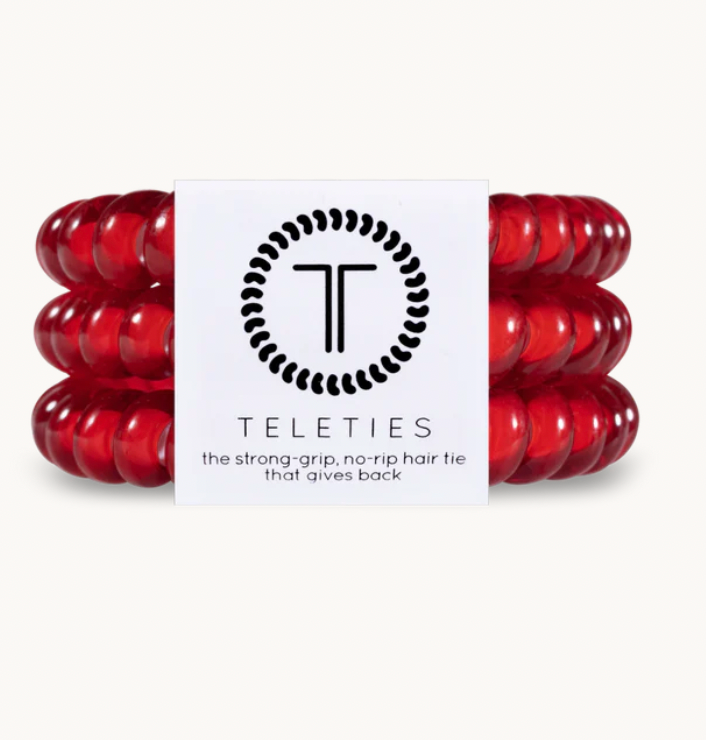 Small Teleties Ponytail Accessories for MSU and Ole Miss Fans