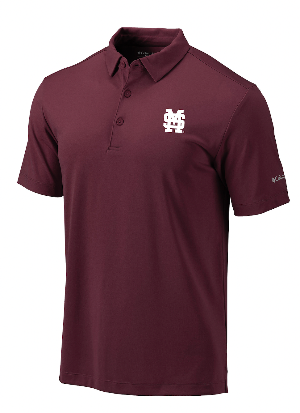 Columbia Omni-Wick Drive Men's Maroon M over S Polo