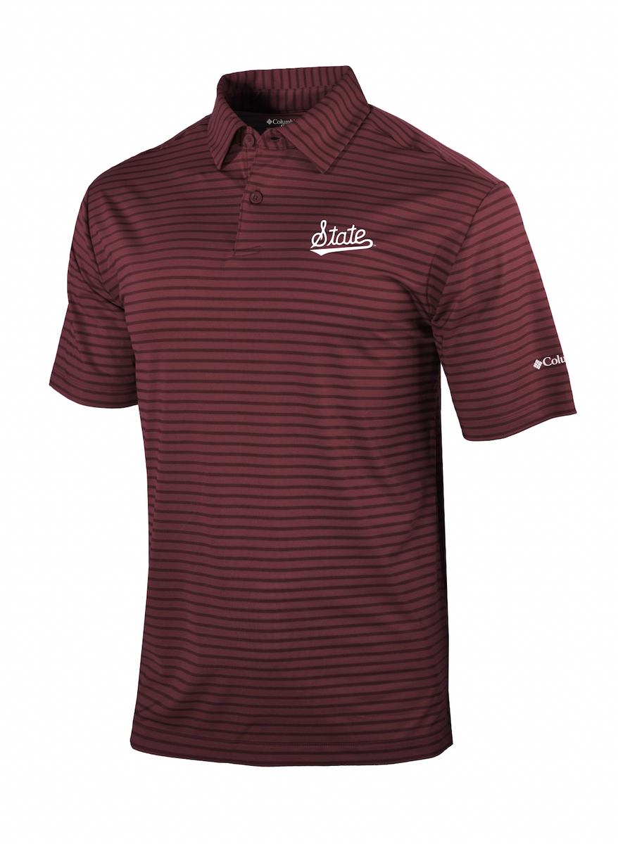 Columbia Omni-Wick Smooth Roll Men's Polo with State Script – The ...