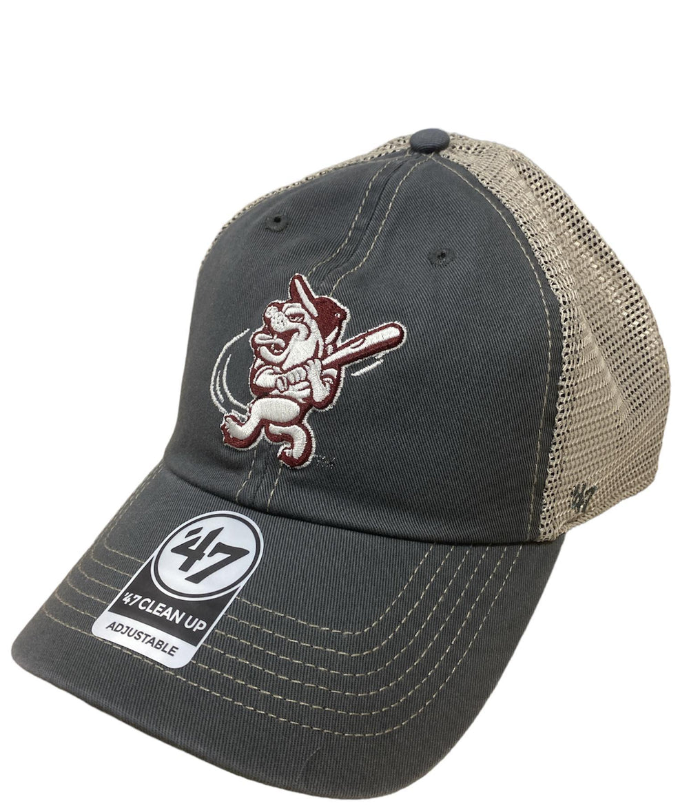 47 Brand Charcoal Walking Bully Trucker Hat - Mississippi State