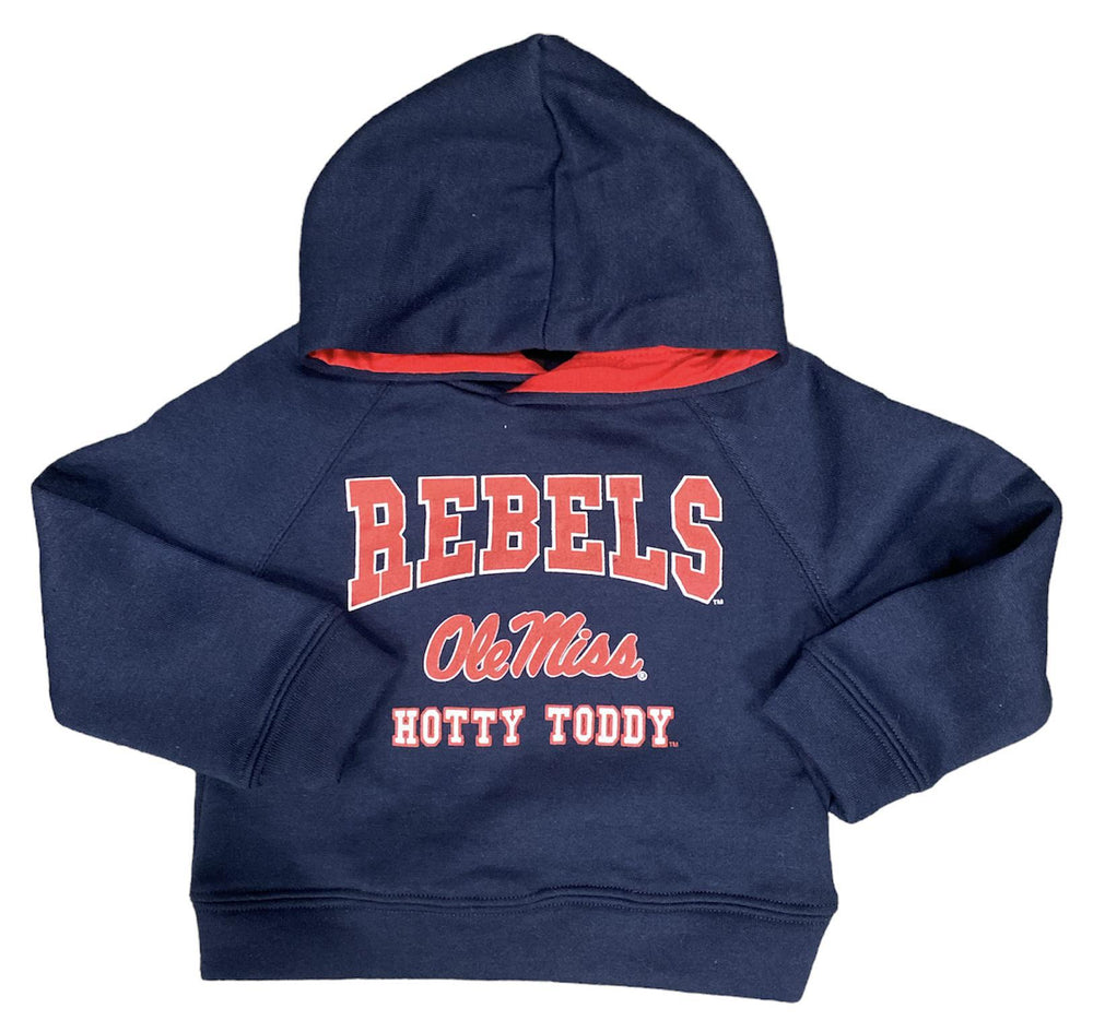 Colosseum Ole Miss Youth Navy Hotty Toddy Hoodie for Toddlers and Kids
