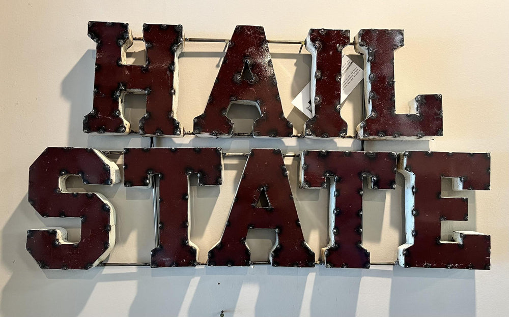 LRT Hail State Sign - Mississippi State Home Decor