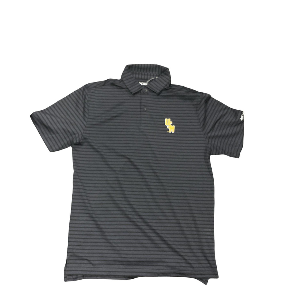 Columbia Southern Miss Men's Black Striped Smooth Roll Polo