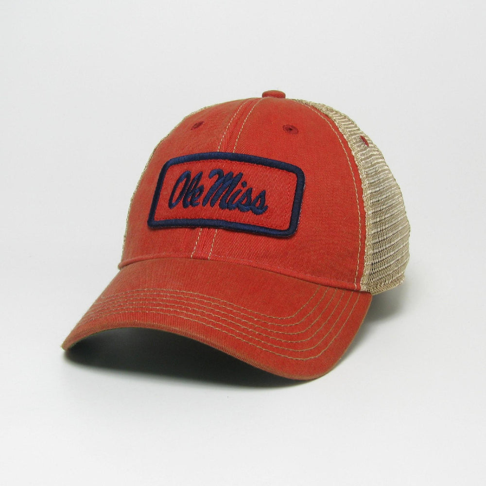 Legacy Old Favorite Trucker Cap in Red for Ole Miss Fans