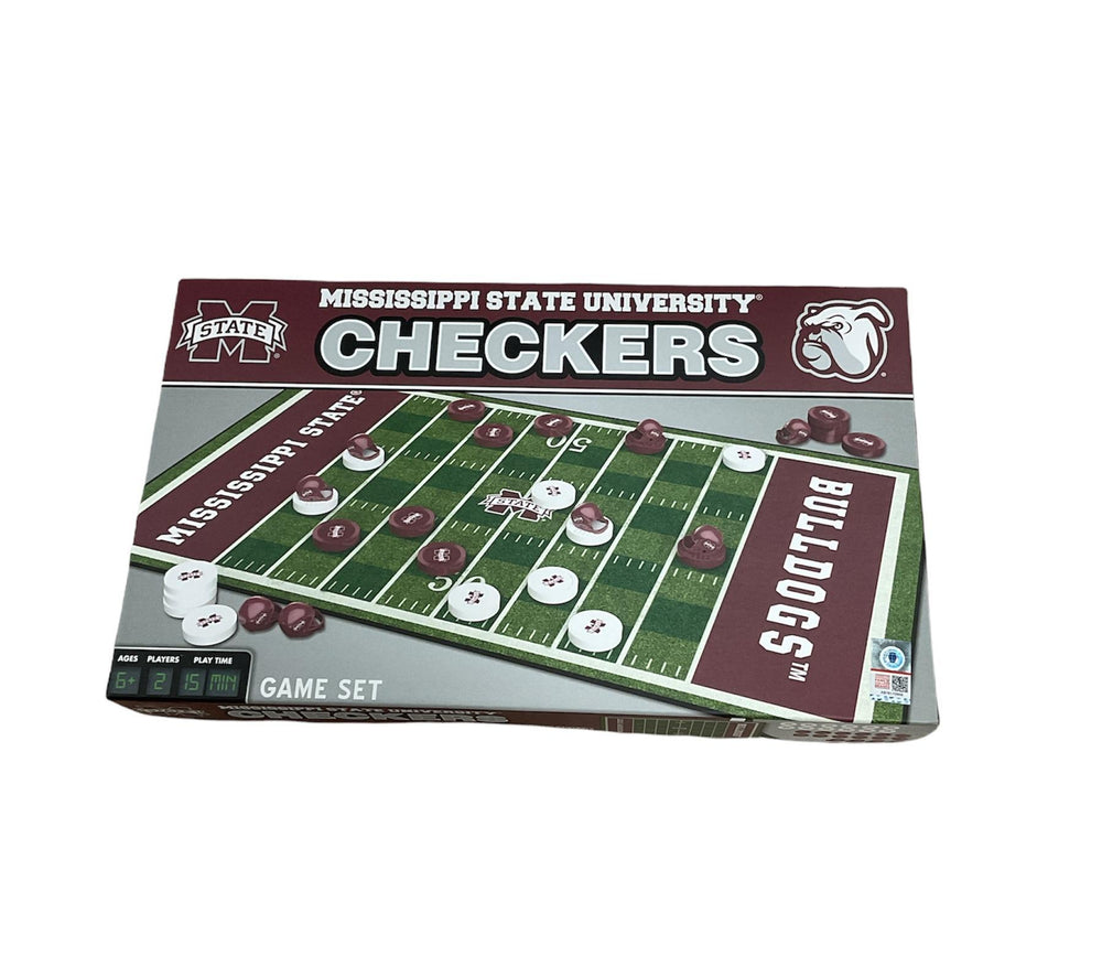 Mississippi State Checkers Game Set