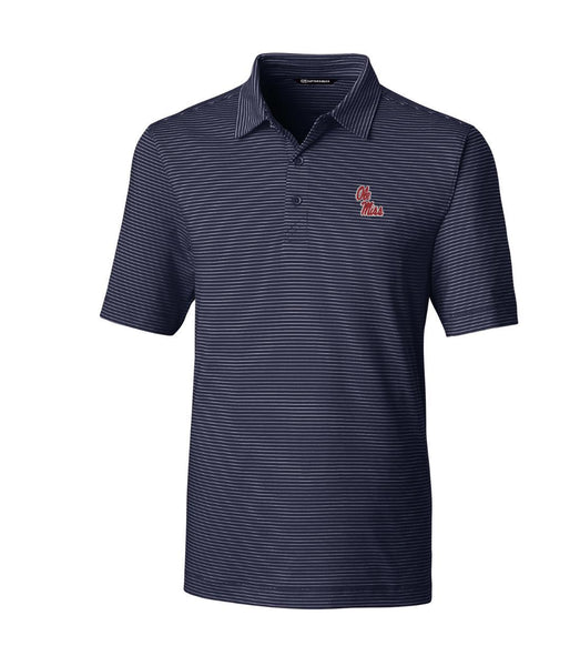 St. Louis Cardinals Nike Home Plate Striped Polo - Navy/Gray