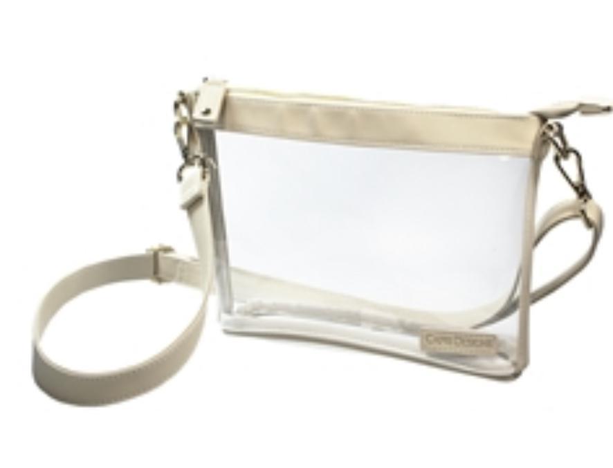 Capri Small Cross Body Clear Purse - Ole Miss Logo