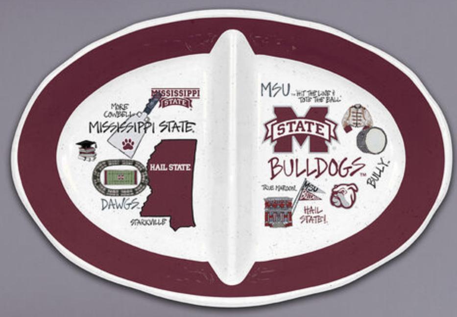 Magnolia Lane Mississippi State Section Tray