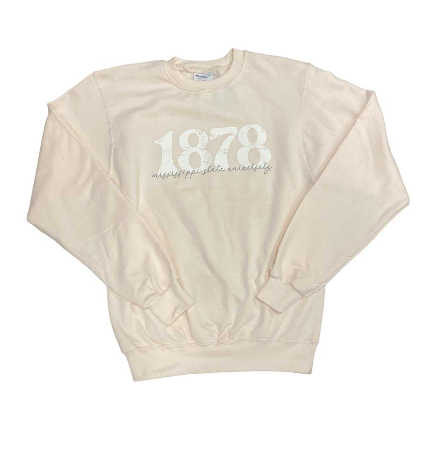 
                  
                    Pale Pink Champion 1878 Mississippi State Women's Sweatshirt
                  
                