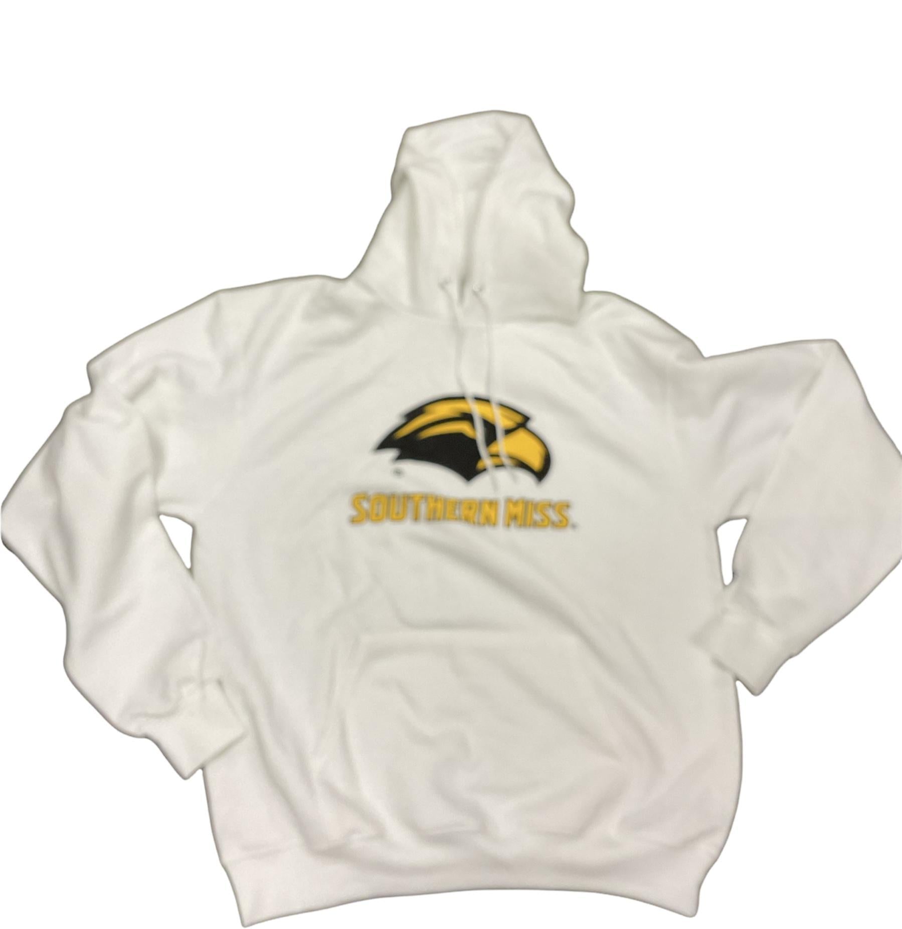 Champion Southern Miss Eagle White Unisex Hoodie