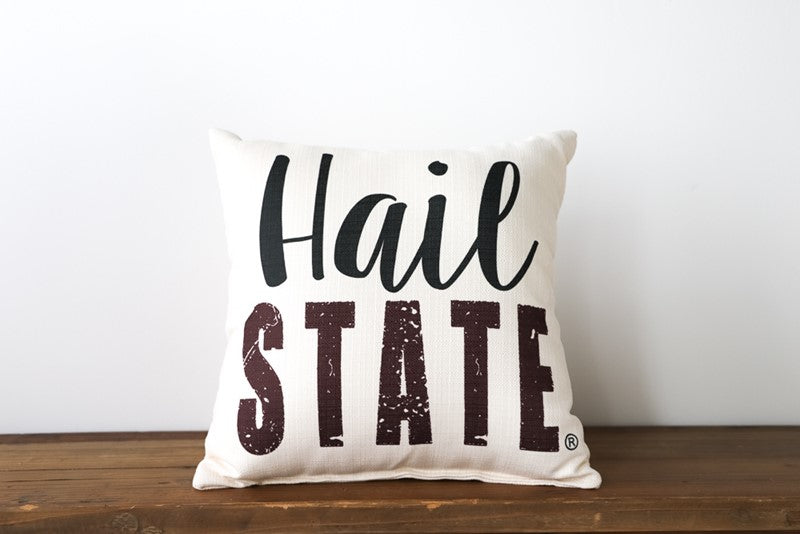 Little Birdie Hail State Decorative Pillow