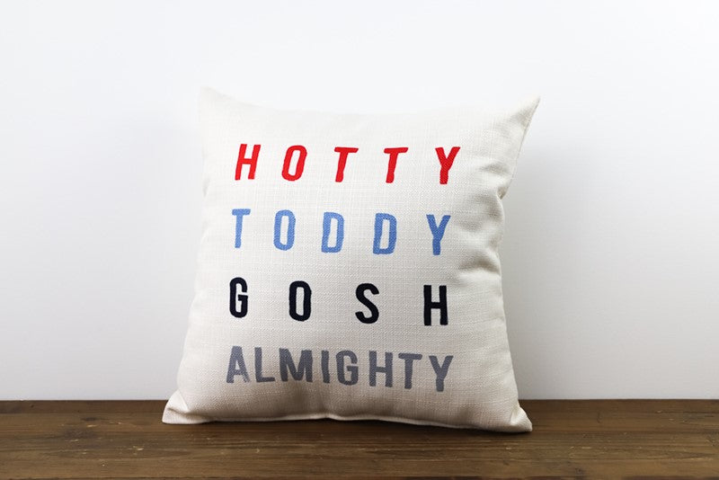 Little Birdie Poster Hotty Toddy Gosh Almighty Pillow - Ole Miss Decor
