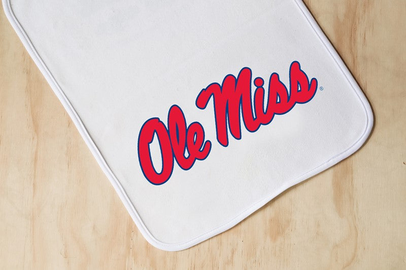 Little Birdie Ole Miss Script Burp Cloth/Towel for Kids